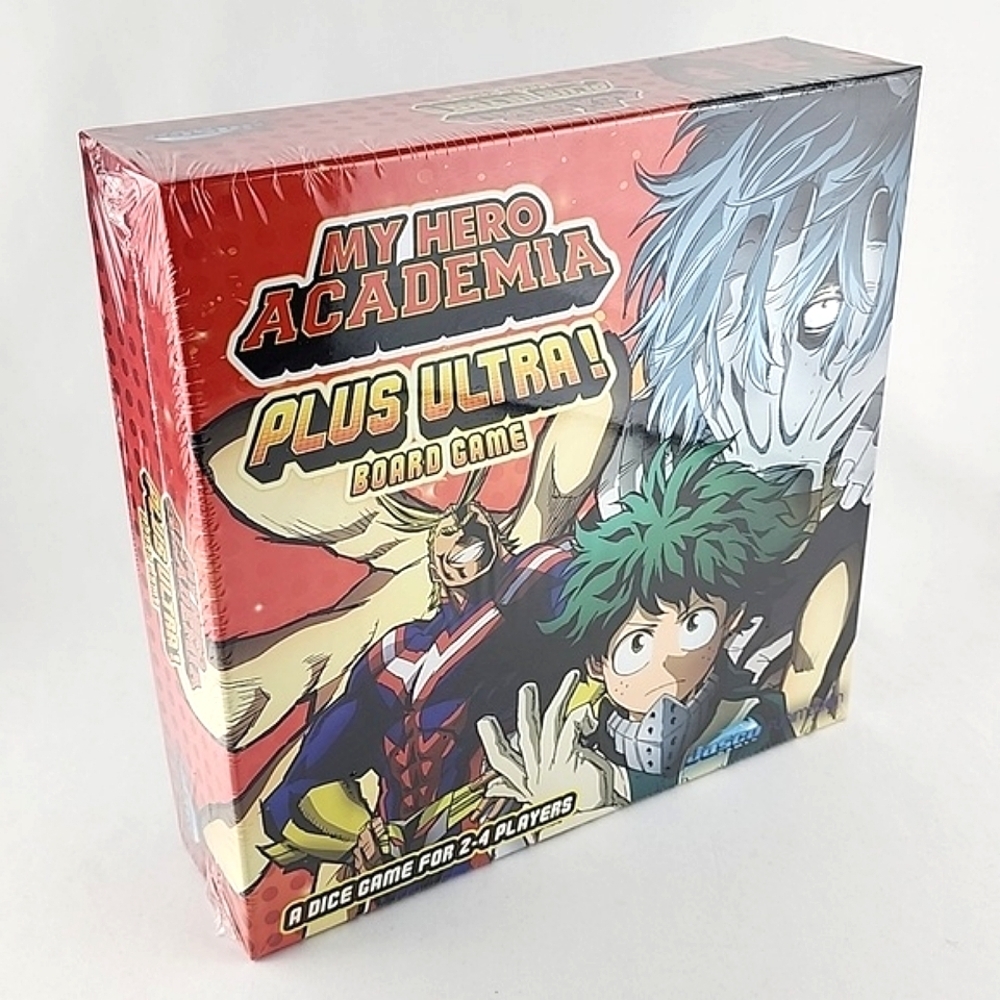 My Hero Academia Plus Ultra! Board Strategy Dice Game 2-4 Players Age 14+